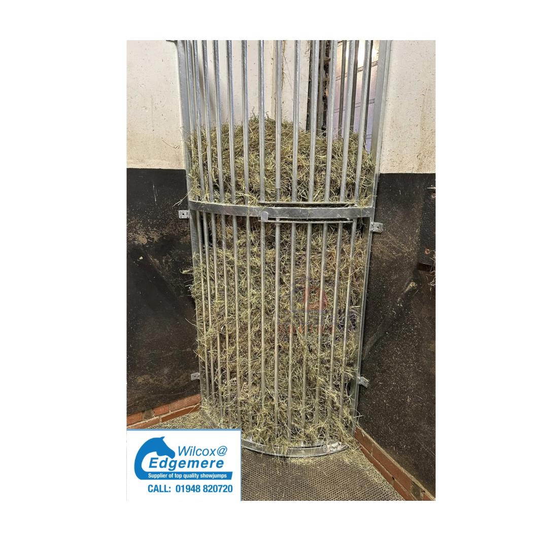 Heavy Duty Galvanised Full-Height Hay Feeder for the Stable - Image 4