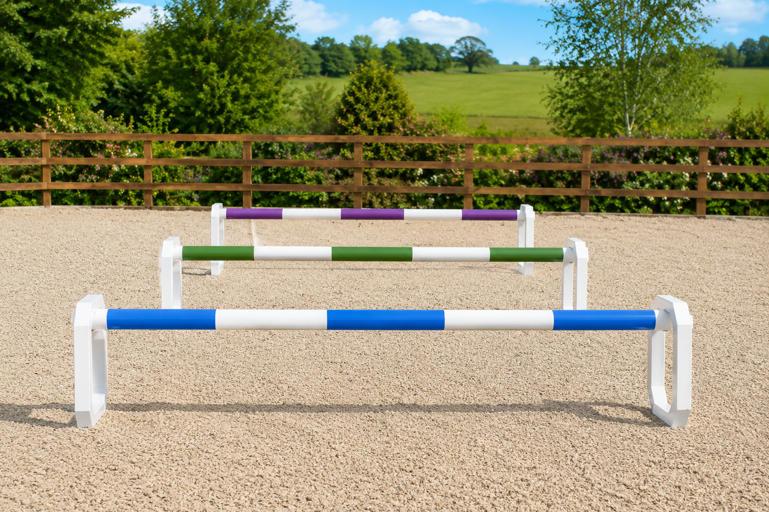 High Quality Powder-Coated Aluminium Cavaletti Training StandsAJ37 Cavaletti (pair) - Image 4