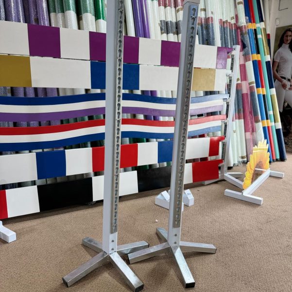 Plastic Upright Jump Stands with Steel Feet (Pair)