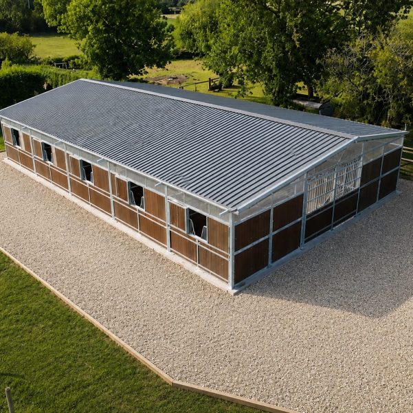 Barns Built to order EXAMPLE PRICE (6 stall feed room tack room wash area storage area)