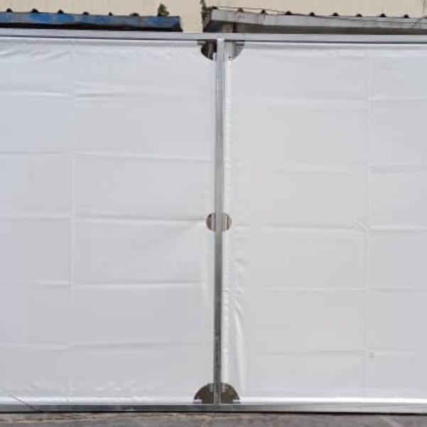 Portable Temporary Stable Sides Hot Dip Galvanised Finish - PVC Vinyl(900g/M2.)