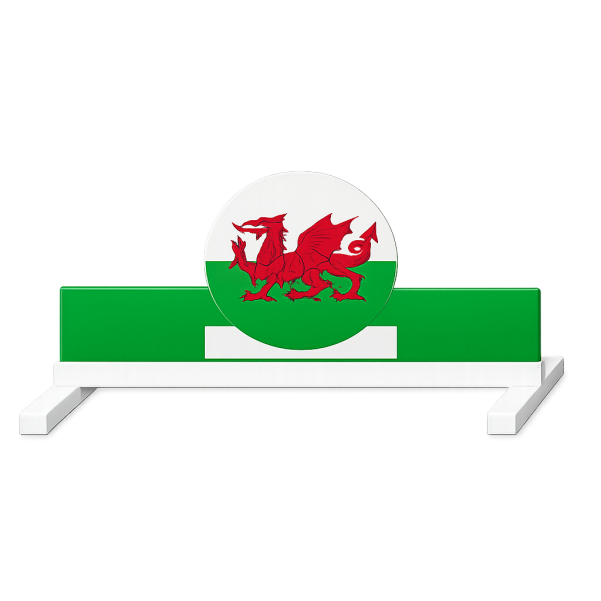 Welsh Flag Jump Standing Filler – 120cm x 60cm