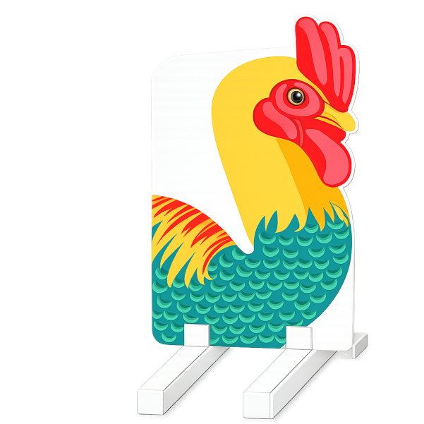 Cockerel Jump Standing Filler 740 x 500