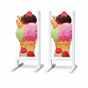 Aluminium Ice Cream Wings 170 X 90CM