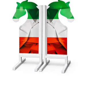 Aluminium Irish Flag Wings