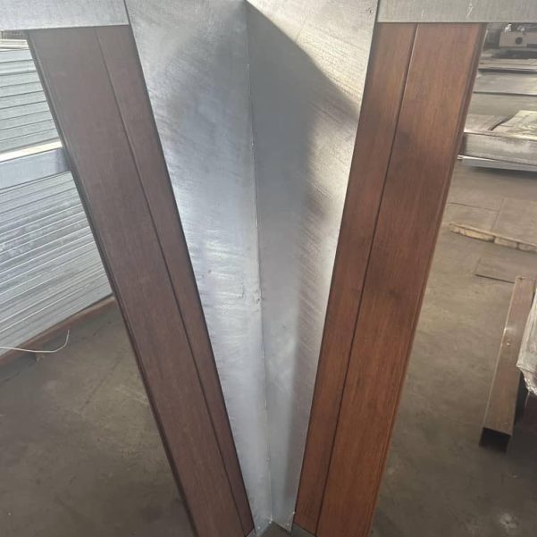 Indoor School Side Panels or Menege Fence Steel Frame 24 mm bamboo infill  CORNER SECTIONS