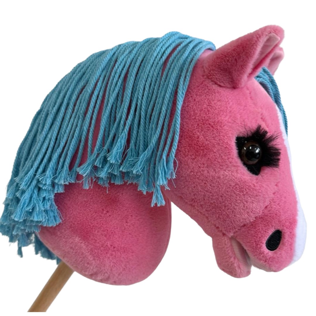 Hobby Horse Meduim PINKY (Slightly smaller than our standard hobby horse for little people)