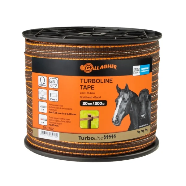Product number: 060702 TurboLine tape 20mm (terra, 200 metres)