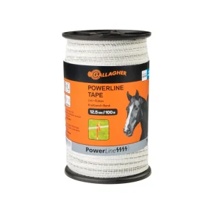 Product number: 062303 PowerLine tape 12.5 mm (white, 100 metres)