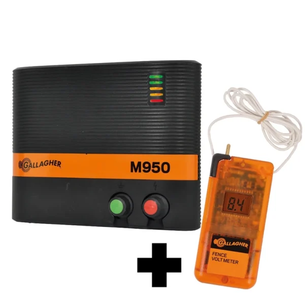 M950 Mains energiser (9J - 230V) with free voltmeter