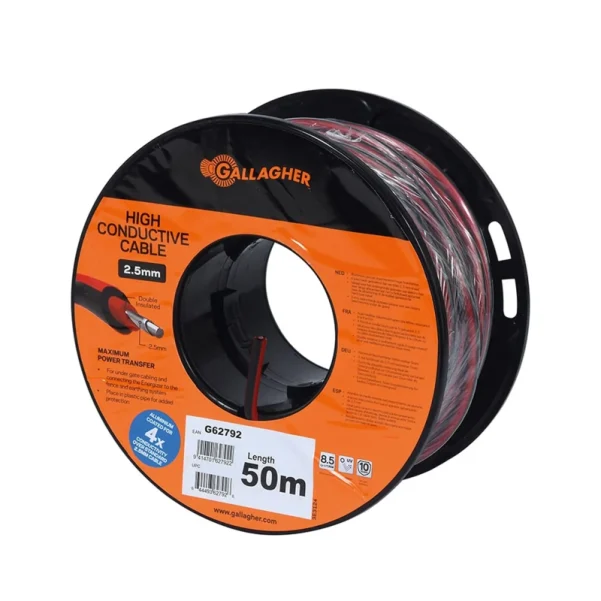 Product number: 627922 Lead out cable XL Red 2,5mm 50m