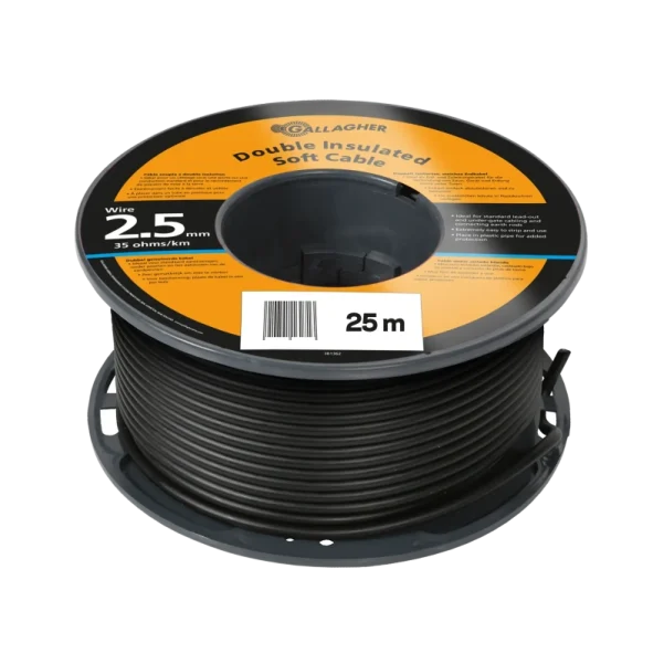 Product number: 065011 Ground cable ø2.5mm (25 metres) - 35 Ohm/1km