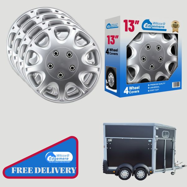 Set of 4 wheel trims to fite Ifor Williams Horse Trailers HB & HBX range
