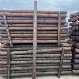 2.1 x 100mm Machined 40 year life expectancy creosoted timber fence post