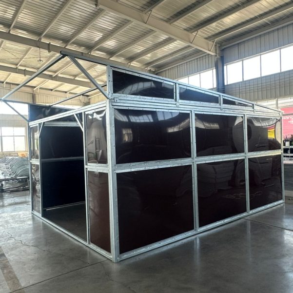 Field Shelter 12 foot x 12 foot extra strong HDPE plastic panels (NO WOOD ) Immediate delivery