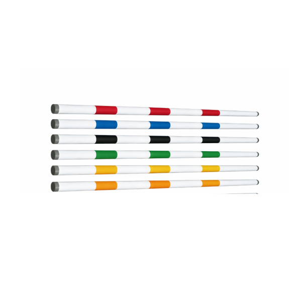 Plastic Show jump poles in packs of 2, 4 or 6. Lightweight, durable and ideal for arena training, pony clubs and home use.