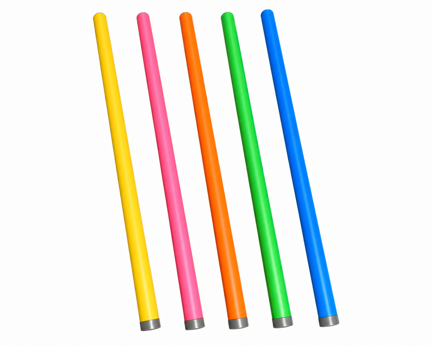 (SPECIAL OFFER WHILE STOCKS LASTS) Plastic Show jump poles in packs of 2, 4, 6, 8, Lightweight, 2.95m long x 95cm