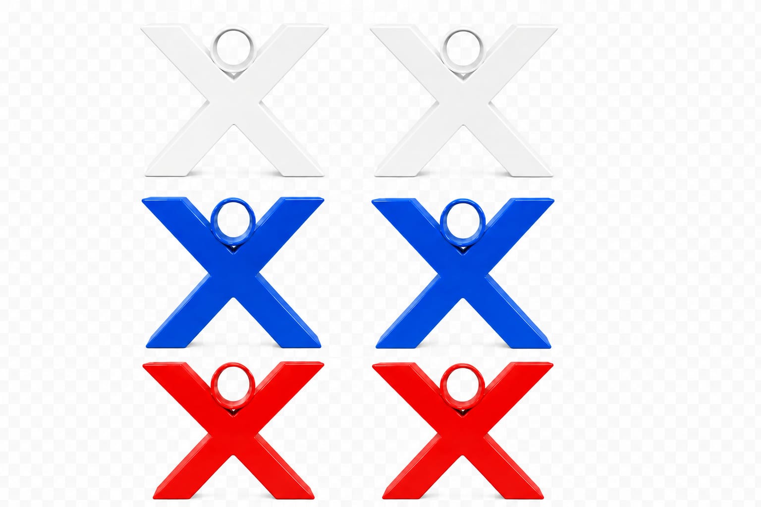 High Quality Powder-Coated Aluminium X Cavaletti Training Stands(pair)