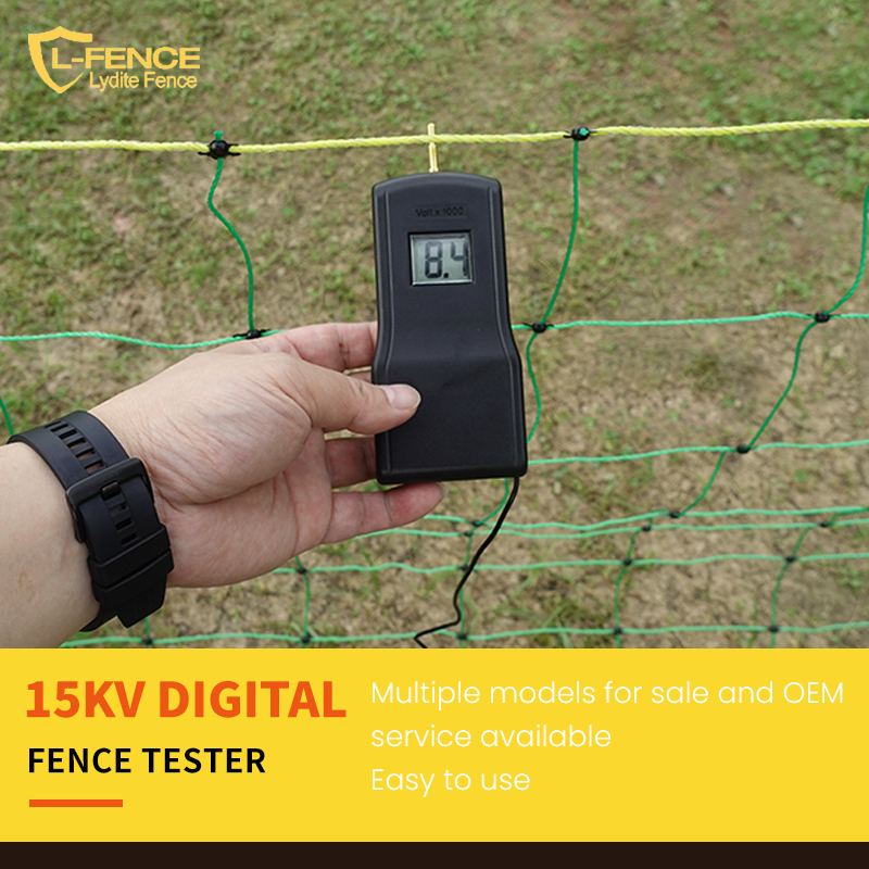 Digital Electric Fence Tester 200–15,000V LCD – Backlit Voltage Meter with LED – Portable Farm Fence Fault Finder (MLD-004BL) - Image 2