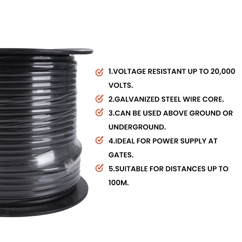 Equirail 50m Underground Hard Cable – 2.5mm Double Insulated Electric Fence Wire - Image 2
