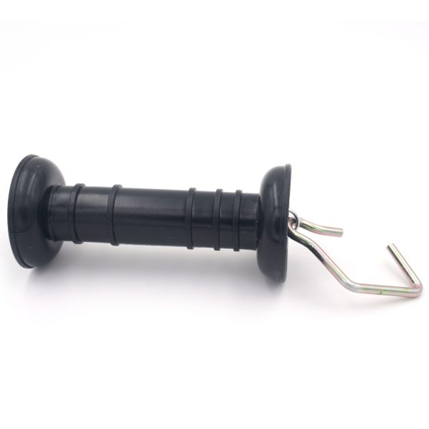 Equirail Electric Fence Gate Handle – Heavy Duty Insulated Plastic Gate Handle with Galvanised Hook – Farm & Livestock Fencing