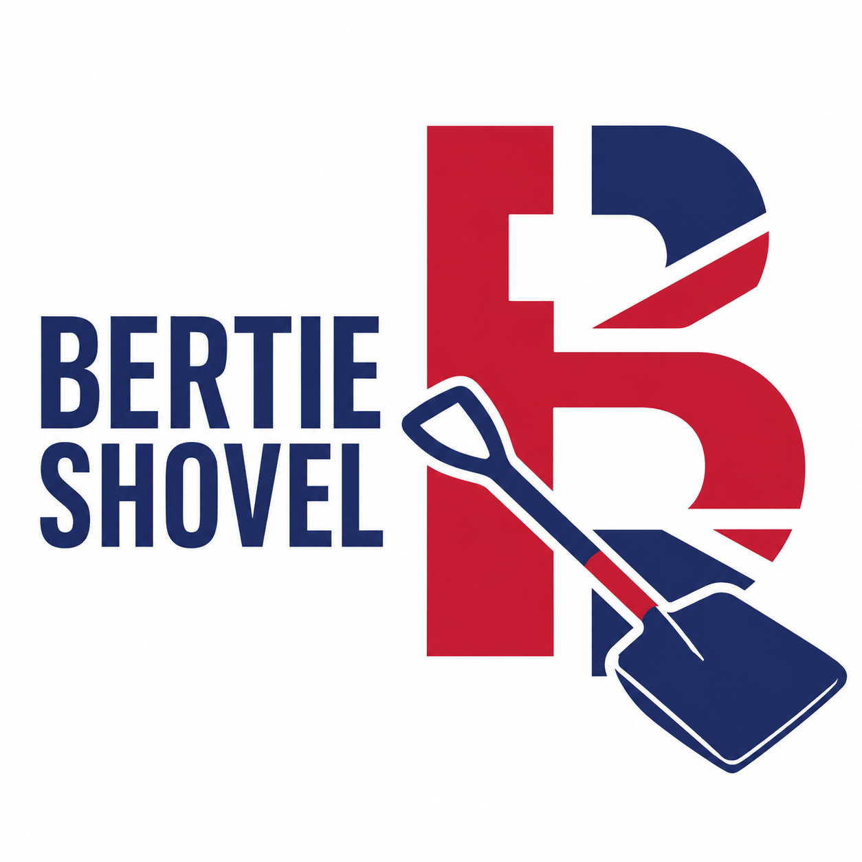 Bertie Barrow Heavy Duty Plastic Snow Shovel – 60cm Y Handle – Garden, Stable & Snow Scoop