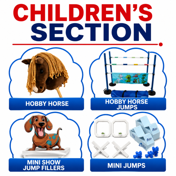 Children's Section - Hobby Horses & Show Jumps