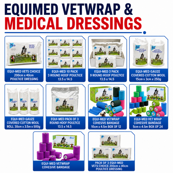 Equimed Vetwrap & Medical Dressings
