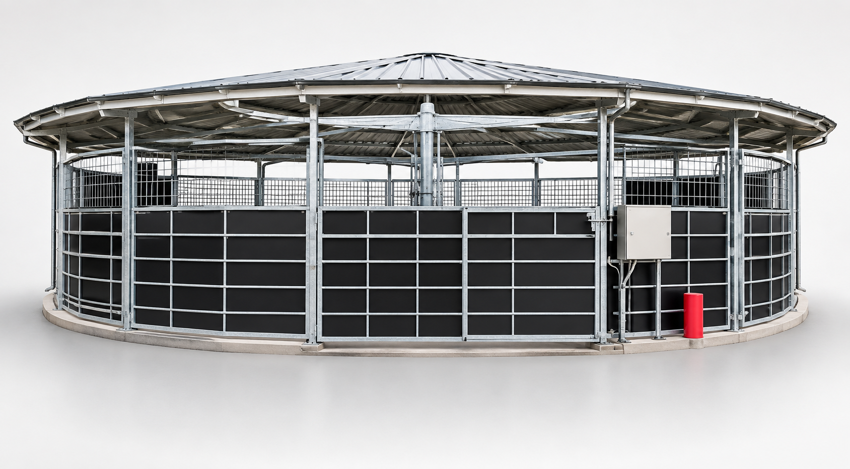 Premium Horse Walker Fence Panels with Rubber Sheets - Image 4